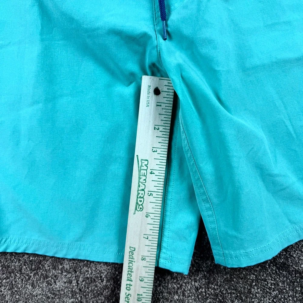 Vineyard Vines Mens Turquoise Green Performance Board Shorts Swim Trunks Size 32